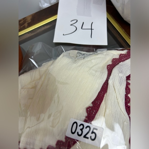 Umgee Usa Flare Lace Sz S Sleeveless oversized Hippie Boho midi Dress popcorn - Picture 8 of 8